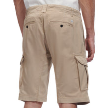 Load image into Gallery viewer, Cp Company Satin Stretch Lens Cargo Shorts Cobblestone
