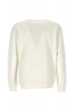 Load image into Gallery viewer, Cp Company Light Fleece Embroidered Logo Sweatshirt in White
