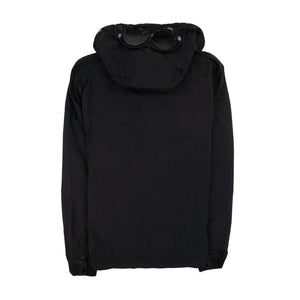 Cp Company Flatt Nylon Goggle Overshirt Black