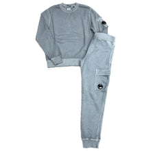 Load image into Gallery viewer, Cp Company Brushed Emerized Resist Dyed Lens Tracksuit Titanium
