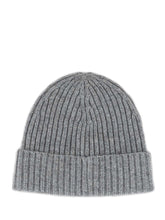 Load image into Gallery viewer, Hugo Boss Unisex Embroidered Logo Wool Beanie in Grey
