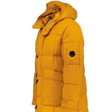 Load image into Gallery viewer, CP Company Flatt Nylon Padded Lens Down Jacket in Desert Sun
