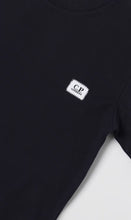 Load image into Gallery viewer, Cp Company Junior Small Stamp Logo Long Sleeve T-Shirt in Navy
