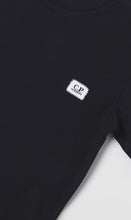 Load image into Gallery viewer, Cp Company Junior Small Stamp Logo Long Sleeve T-Shirt in Black
