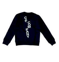 Load image into Gallery viewer, Cp Company Junior Sailor Double Logo Sweatshirt in Black 048
