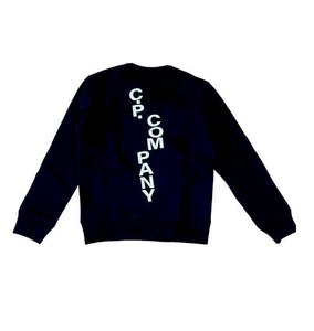 Cp Company Junior Sailor Double Logo Sweatshirt in Black 048