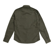 Load image into Gallery viewer, Cp Company Gabardine Full Button Lens Shirt in Ivy Green
