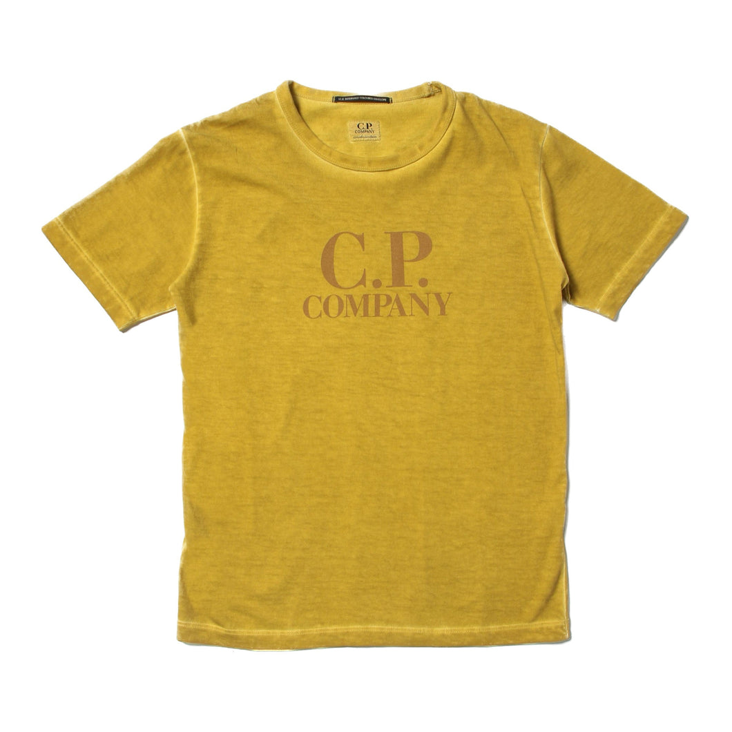 Cp Company I.C.E Logo T-Shirt Golden Nugget