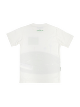 Load image into Gallery viewer, Stone Island Junior Graphic Logo T-Shirt in White
