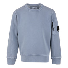 Load image into Gallery viewer, Cp Company Junior Garment Dyed Lens Sweatshirt Infinity
