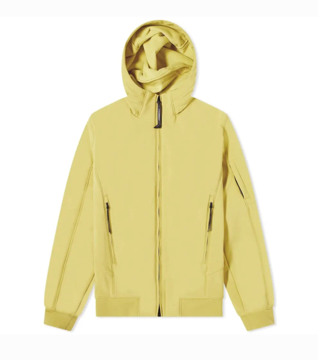 Cp Company Junior Soft Shell Lens Jacket in Golden Palm