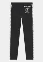 Load image into Gallery viewer, Moschino Milano Junior Taped Leggings in Black
