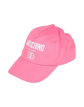 Load image into Gallery viewer, Moschino Milano Girls Double Smiley Logo Cap in Pink

