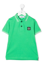 Load image into Gallery viewer, Stone Island Junior Short Sleeve Polo In Green
