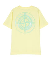 Load image into Gallery viewer, Stone Island Junior Graphic Back Logo T-Shirt in Lemon
