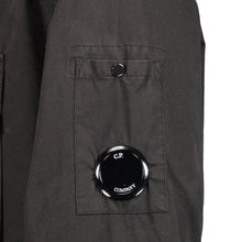 Load image into Gallery viewer, Cp Company Gabardine Hooded Lens Overshirt Black
