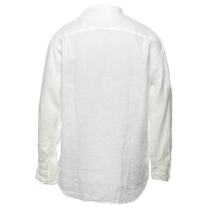 Cp Company Small Logo Linen Shirt in White