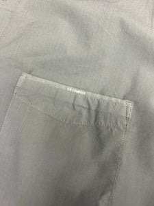 Cp Company Long Sleeve Popeline Shirt In Grey