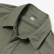 Load image into Gallery viewer, Cp Company Broken Batavia Lens Shirt in Olive
