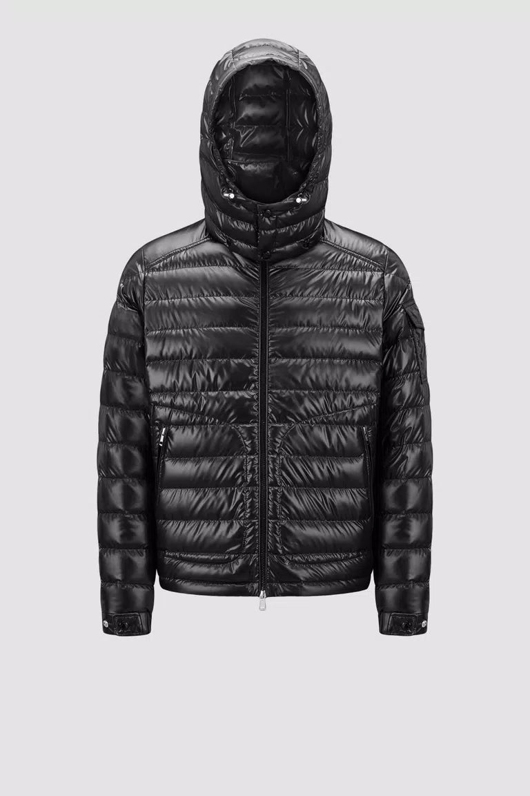 Moncler Lauros Short Down Jacket in Black TET Clothing