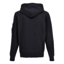 Load image into Gallery viewer, Cp Company Garment Dyed Overhead Lens Hoodie In Navy
