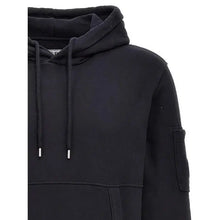 Load image into Gallery viewer, Cp Company Garment Dyed Overhead Lens Hoodie In Navy
