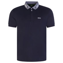 Load image into Gallery viewer, Hugo Boss Paddy 1 Regular Fit Logo Polo Shirt in Dark Navy
