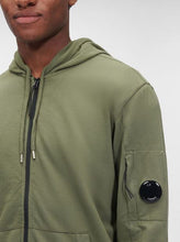 Load image into Gallery viewer, Cp Company Hooded Lens Full Zip In Bronze Green
