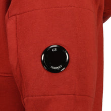 Load image into Gallery viewer, Cp Company Heavy Lens Overhead Hoodie In Red
