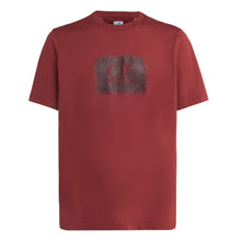 Load image into Gallery viewer, Cp Company Stamp Logo T-Shirt In Red
