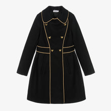 Load image into Gallery viewer, Moschino Junior Couture Teddy Bear Wool Jacket Black
