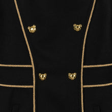 Load image into Gallery viewer, Moschino Junior Couture Teddy Bear Wool Jacket Black
