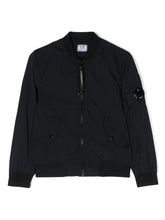 Load image into Gallery viewer, Cp Company Junior Cr - L Lens Bomber Jacket in Black
