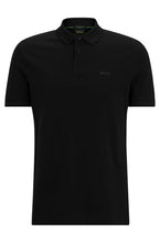 Load image into Gallery viewer, Hugo Boss Pio Regular Fit Stretch Tonal Logo Polo Shirt in Black
