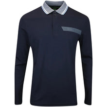 Load image into Gallery viewer, Hugo Boss Plisy 1 Regular Fit Long Sleeve Polo Shirt Dark Navy
