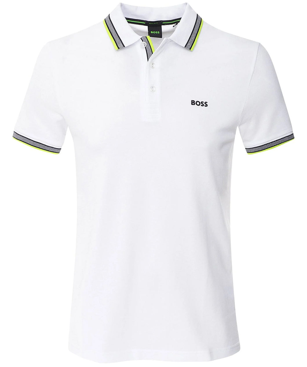 Hugo Boss Paddy Regular Fit Polo Shirt White