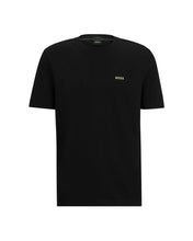 Load image into Gallery viewer, Hugo Boss Tee Stretch Contrast Logo T-Shirt in Black
