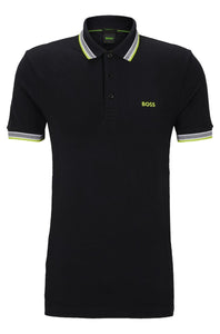 Hugo Boss Paddy Regular Fit Polo Shirt Charcoal