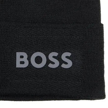 Load image into Gallery viewer, Hugo Boss Aride - X Logo Beanie Black
