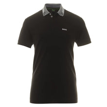 Load image into Gallery viewer, Hugo Boss Paddy 1 Regular Fit Logo Polo Shirt in Black

