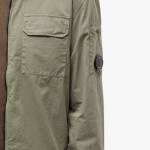 Load image into Gallery viewer, Cp Company Gabardine Lens Zip Overshirt in Thyme
