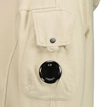 Load image into Gallery viewer, Cp Company Light Fleece Lens Overhead Hoodie Sandshell
