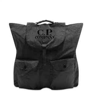 Cp Company Nylon B Logo Backpack in Black