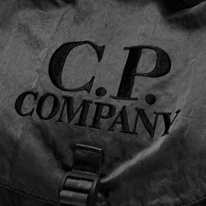 Cp Company Nylon B Logo Backpack in Black