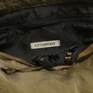 Cp Company Nylon B Logo Backpack in Khaki