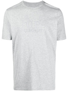 Cp Company Tonal Logo T-Shirt in Grey