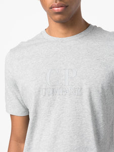 Cp Company Tonal Logo T-Shirt in Grey