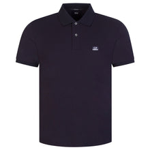Load image into Gallery viewer, Cp Company Stretch Piquet Regular Fit Polo Shirt in Navy
