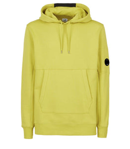 Cp Company Overhead Lens Hoodie In Golden Palm