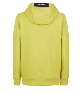 Cp Company Overhead Lens Hoodie In Golden Palm